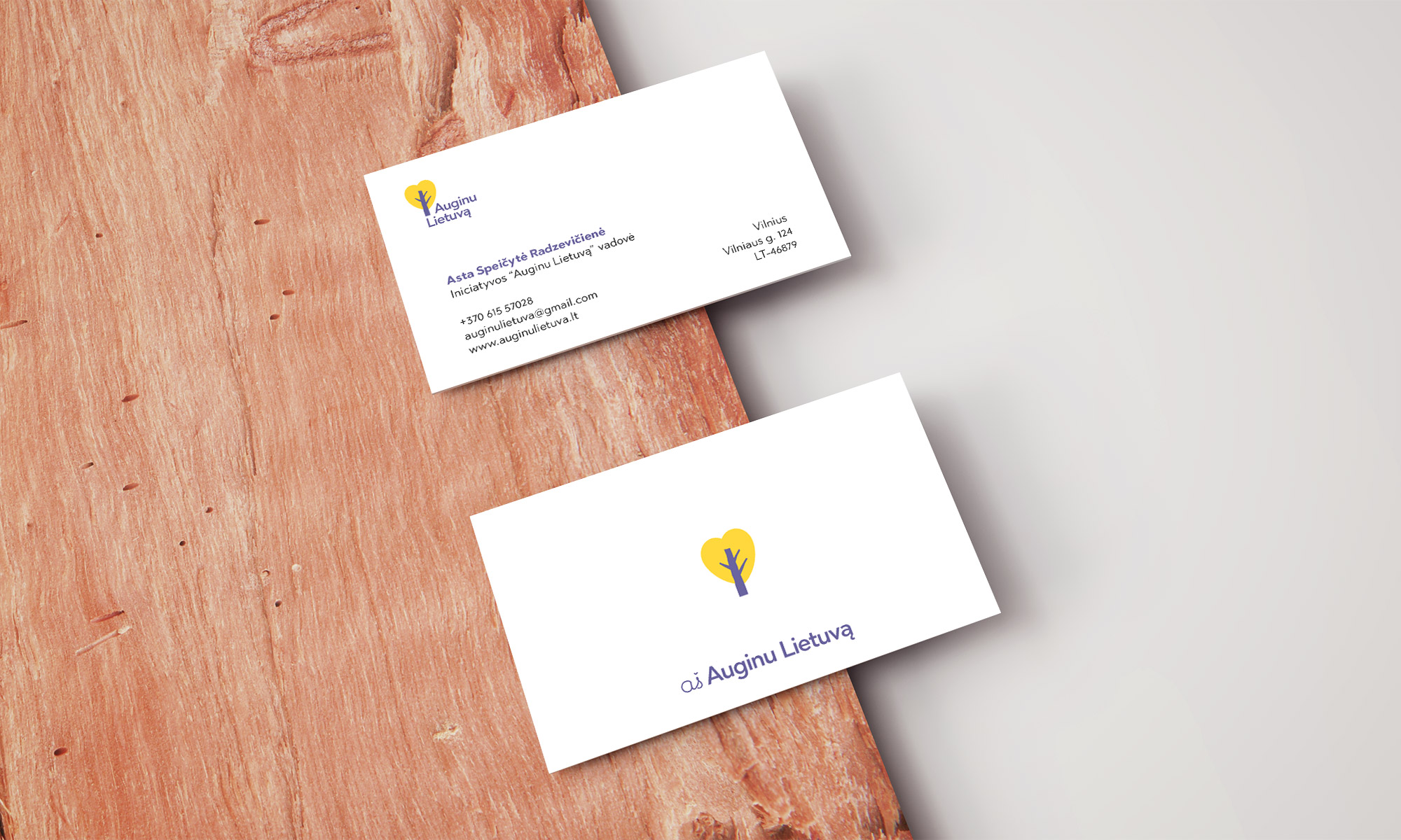 Identity on a business cards